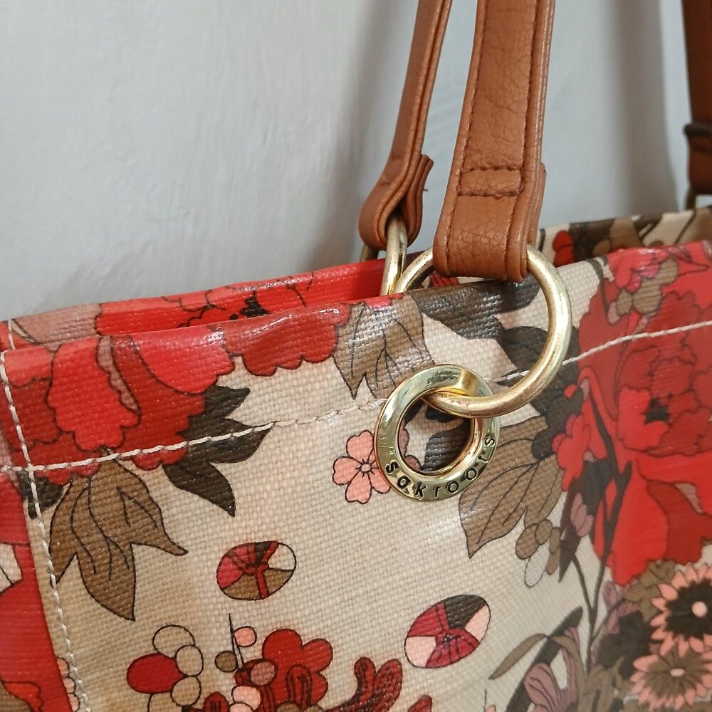 Floral Canvas Tote Bag - Picture 9 of 13